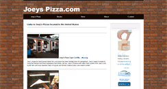 Desktop Screenshot of joeyspizza.com